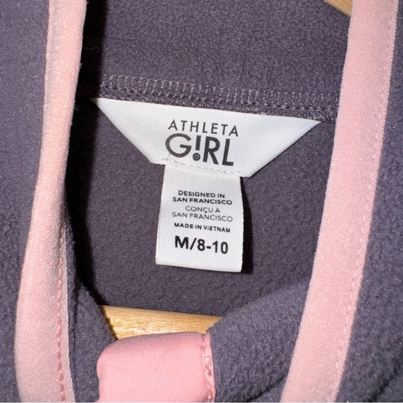 Athleta Girl Cold Snap Sweatshirt in Dusk Violet Size 8/10 - Picture 4 of 9